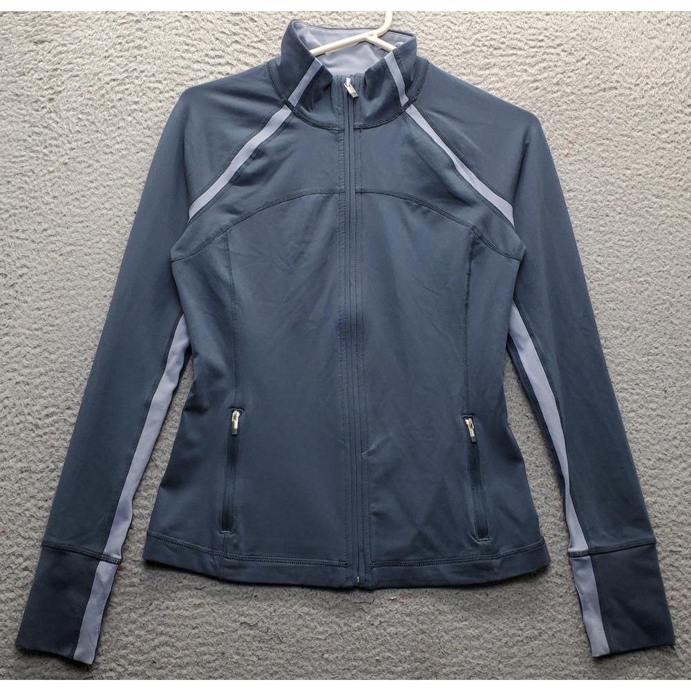 Gap Body Fit Track Jacket Womens XS Multi Long Sleeve Athletic Workout Full Zip